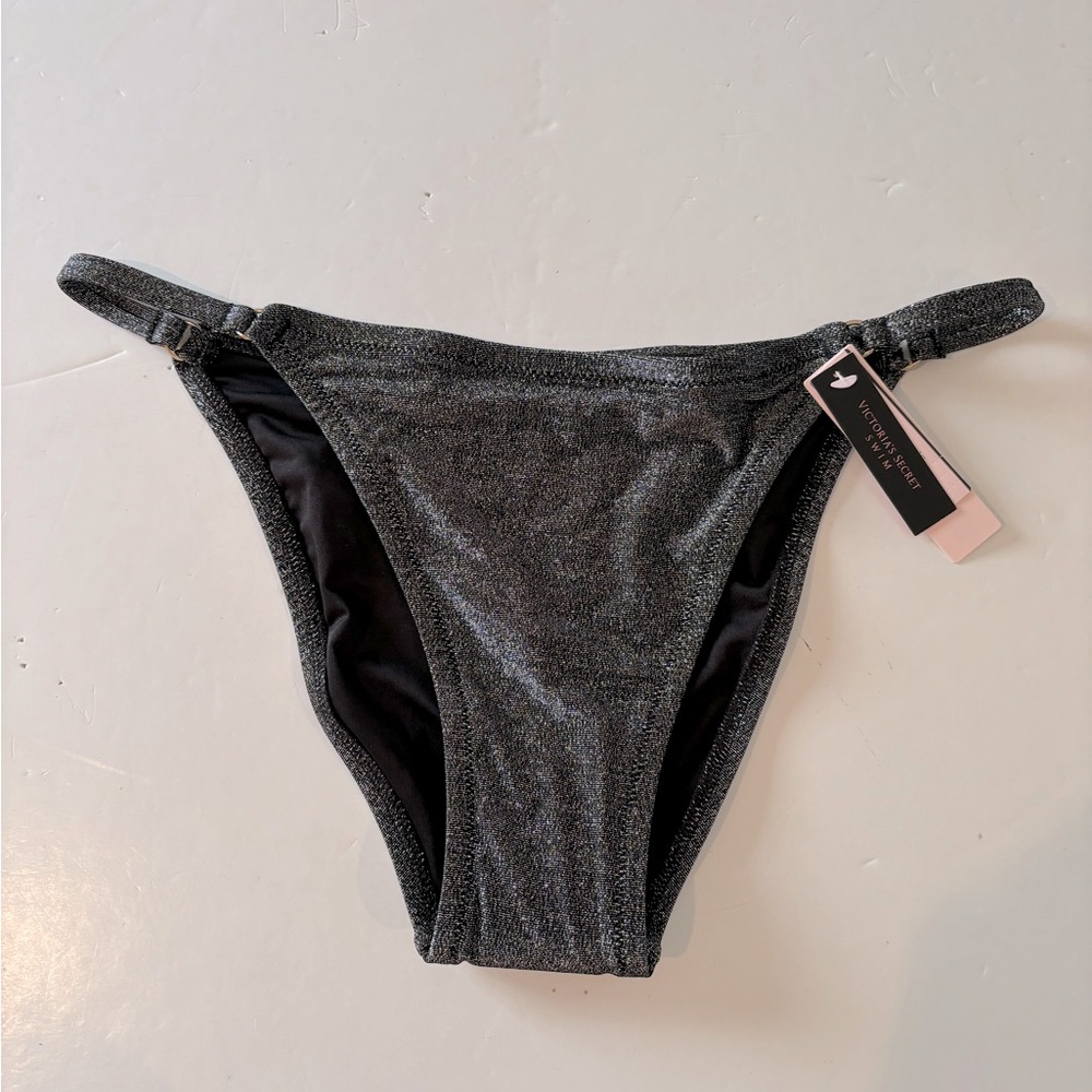 VICTORIA’S SECRET Metallic BIKINI BOTYOM L NWT